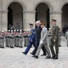 15 - Příchod čestných hostů na slavnostní ceremonii v pařížské Invalidovně k 100. výročí vydání dekretu o formování autonomní československé armády na půdě Francie. 